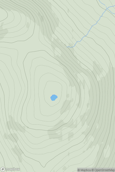 Thumbnail image for Dodd Hill [The Glenkens to Annandale] [NX645984] showing contour plot for surrounding peak